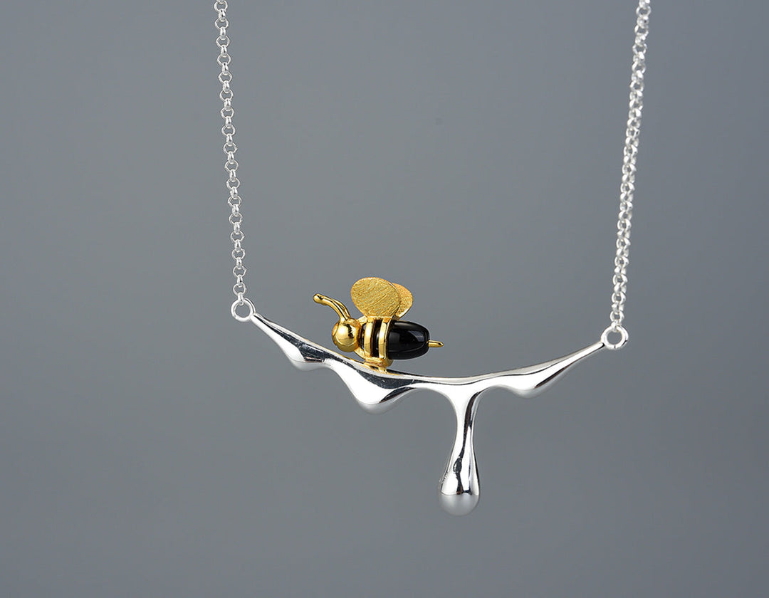 Collana con Miele Gocciolante e Ape