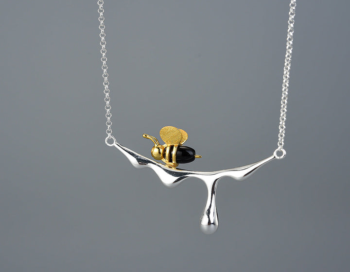 Collana con Miele Gocciolante e Ape