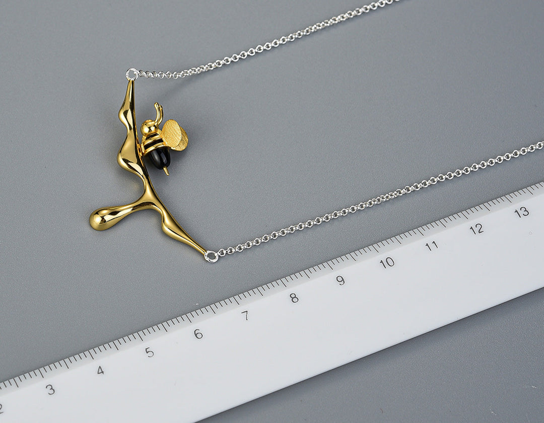 Collana con Miele Gocciolante e Ape
