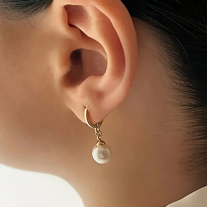 Set di collana elegante e raffinata con perle