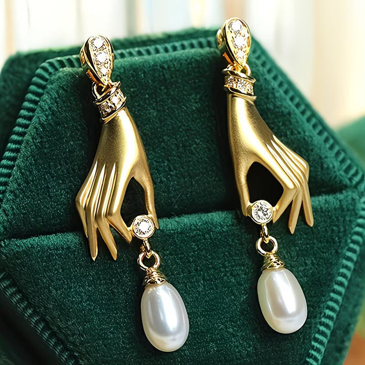 Orecchini a perla Graceful Hand