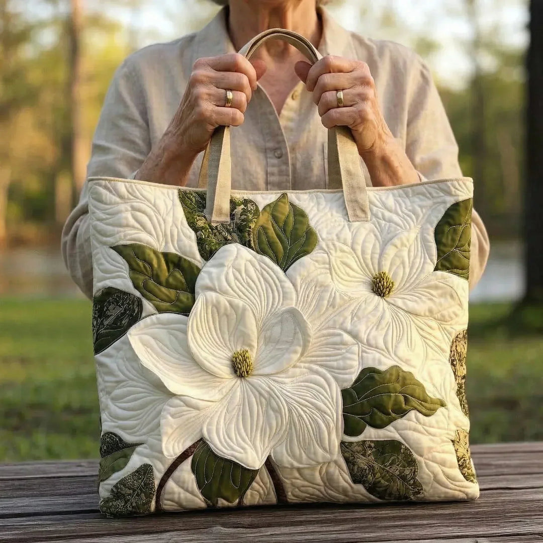 Borsa Artigianale | Fiori Bianchi