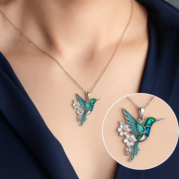 Bellissimo Collana Colibrì con Orecchini Bonus – Offerta Limitata