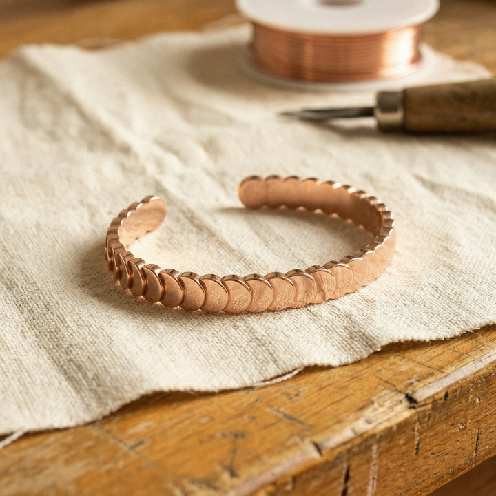 Bracciale in Rame delle Maree di Lucia & Mila