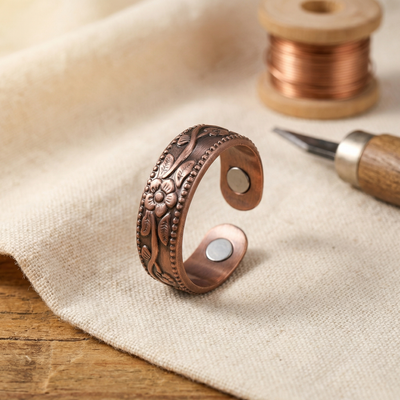 Anello in Rame a Petali di Lucia & Mila
