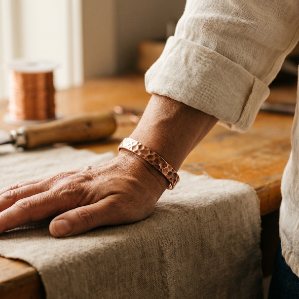 Bracciale in Rame Vera's Furrow