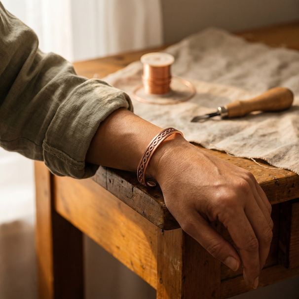 Bracciale in Rame Attuale di Lucia & Mila