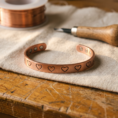 Bracciale in Rame di Lucia & Mila - Argilla