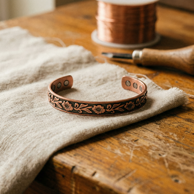Bracciale in Rame di Lucia & Mila - Fiore di Campo