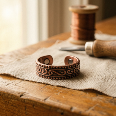 Anello in Rame di Lucia & Mila - Felce
