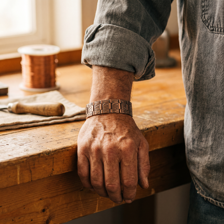 Bracciale in Rame per Uomo di Lucia & Mila's Grit