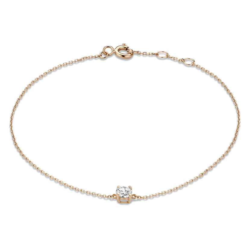 Bracciale in Pietra Moissanite Cléa | Oro