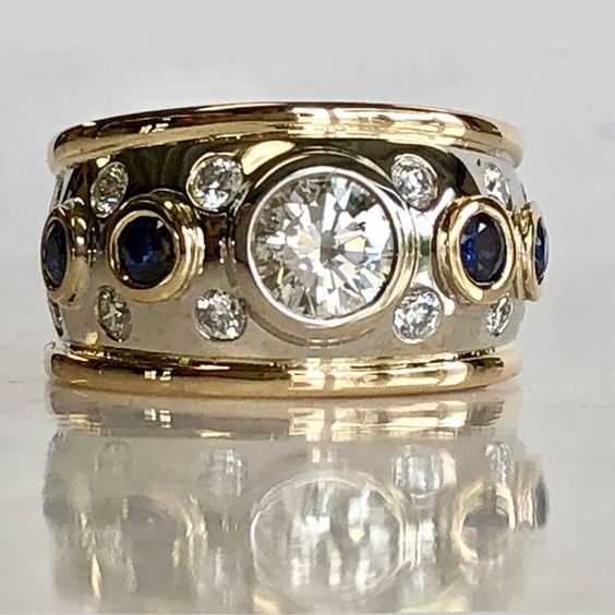 Anello in Zirconia Incastonata Vintage Oro
