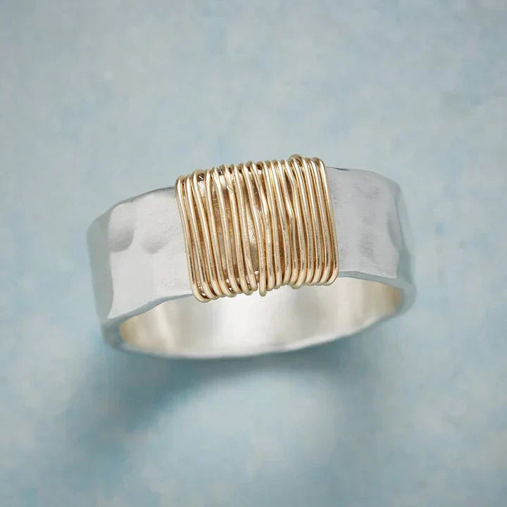 Anello Vintage Oro Argento