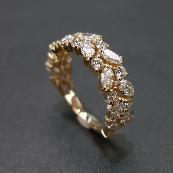 Anello Vintage Oro Brillante