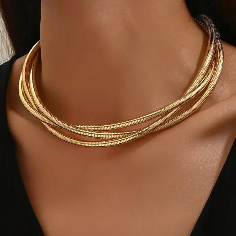 Collana in Oro a Tre Strati | Oro