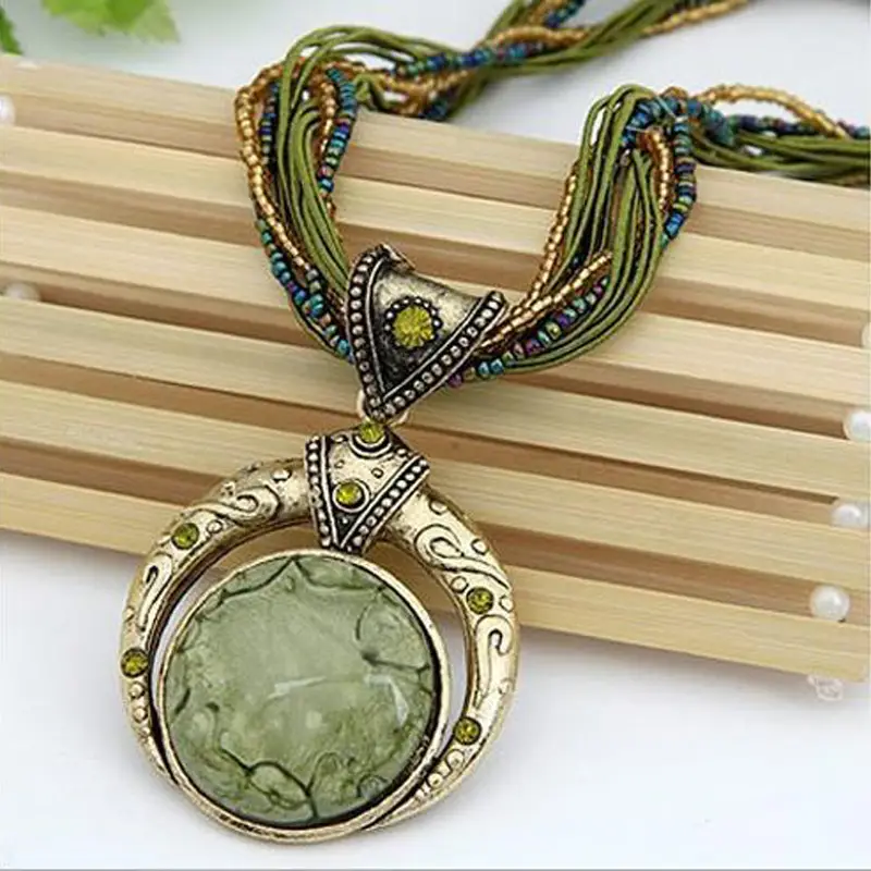 Collana Verde Oro