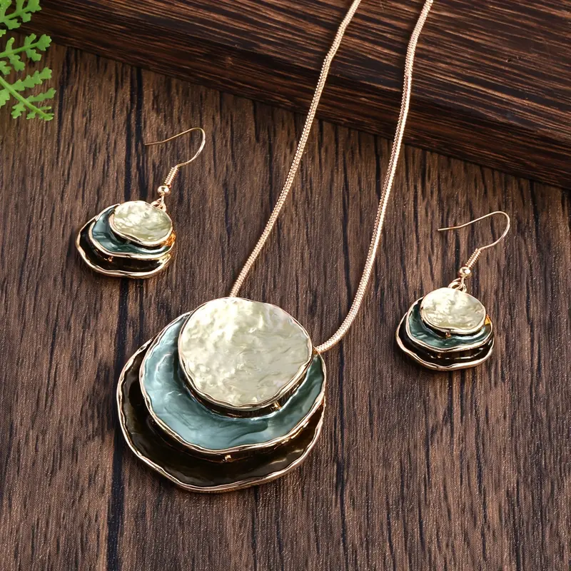 Set di Pietre Stratificate Blu Vintage