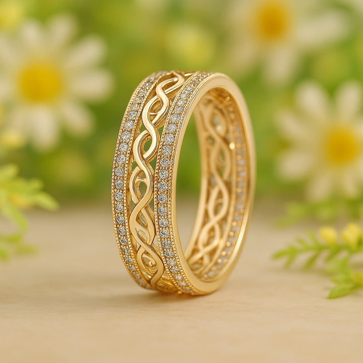 Anello color oro Bright Hollow
