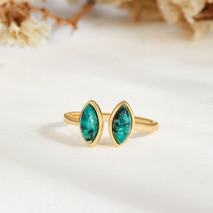 Luxe - Anello Verde Avvolgente