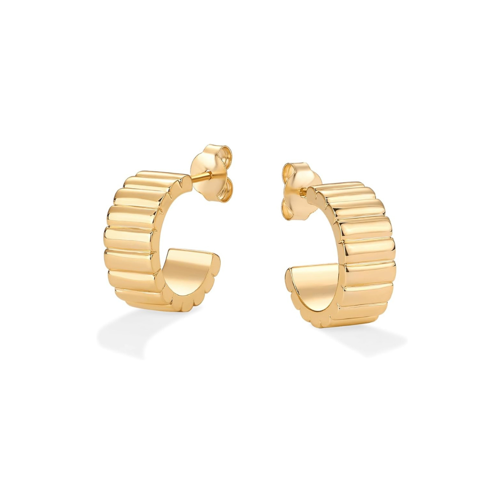Orecchini Classic Ridge | Oro