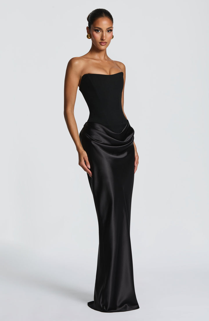 Abito Maxi Maggie - Nero