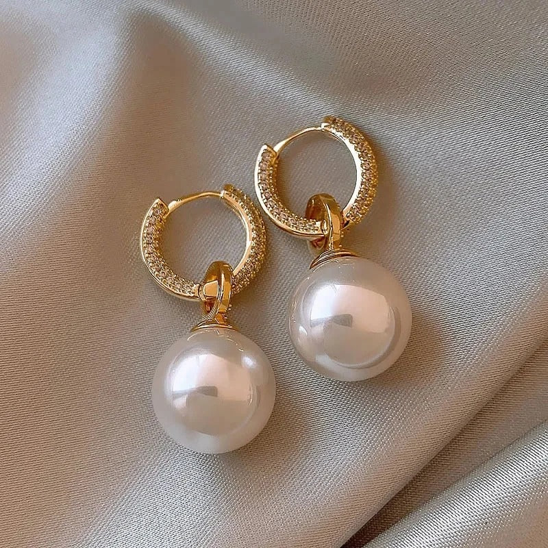 Orecchini Eleganti con Perle