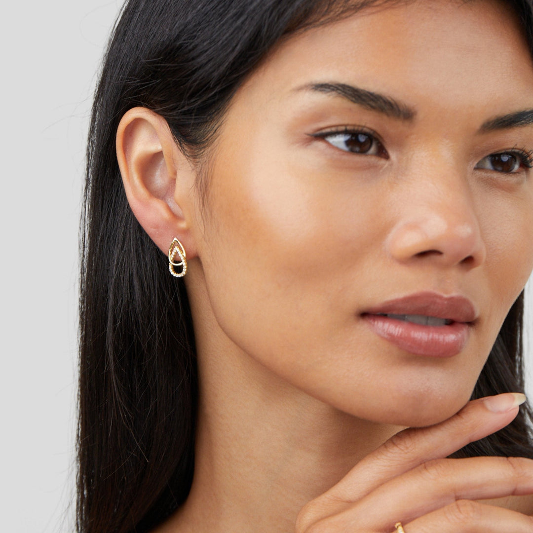 Orecchini a Link a Goccia Lin