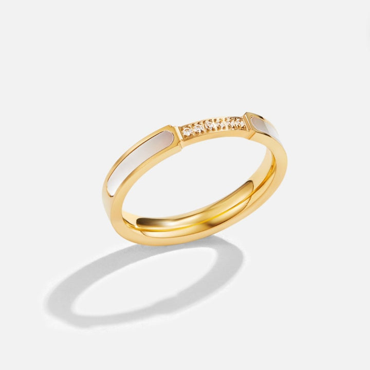 Unità - Anello in Perla e Cristallo