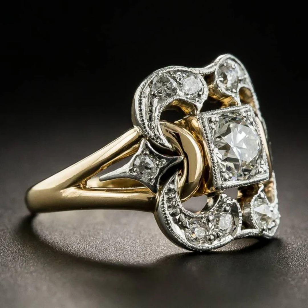 Anello in Zirconia Vintage