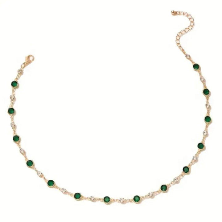 Collana con pendente verde Pietra Verde