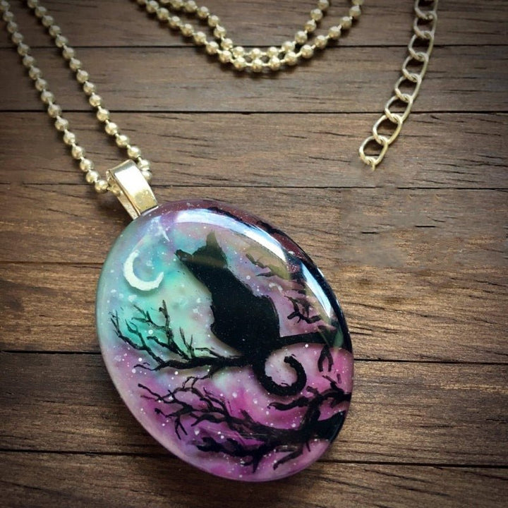 Collana di gattino della notte stellata' adorabile