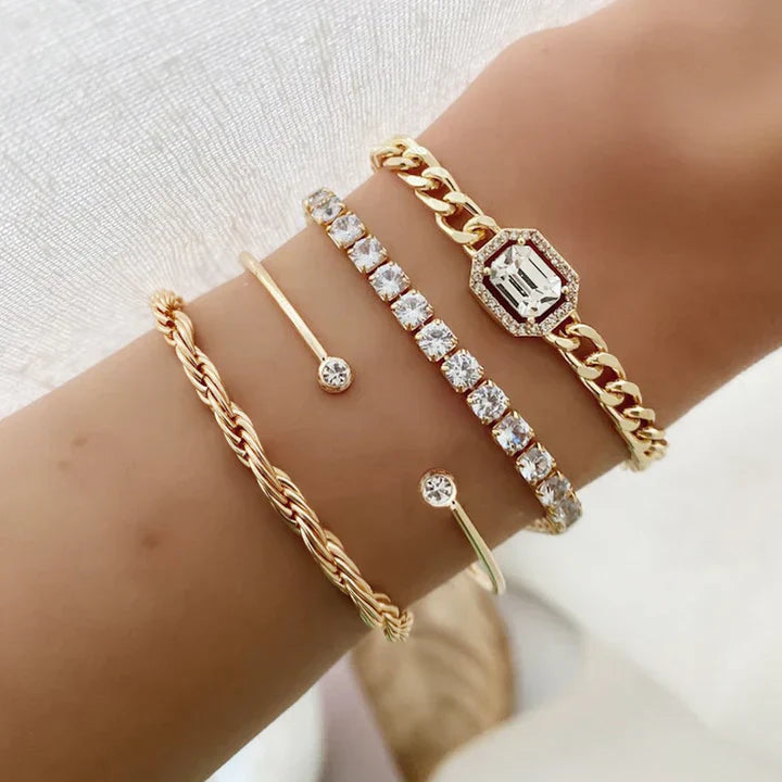 Set di Bracciali Domitia Calvina | Oro