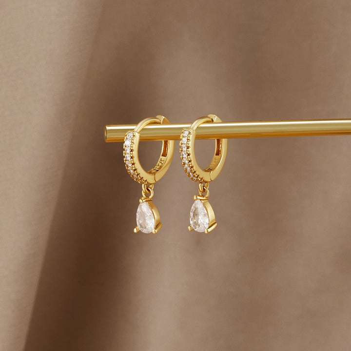 Orecchini in Cristallo color oro Premium
