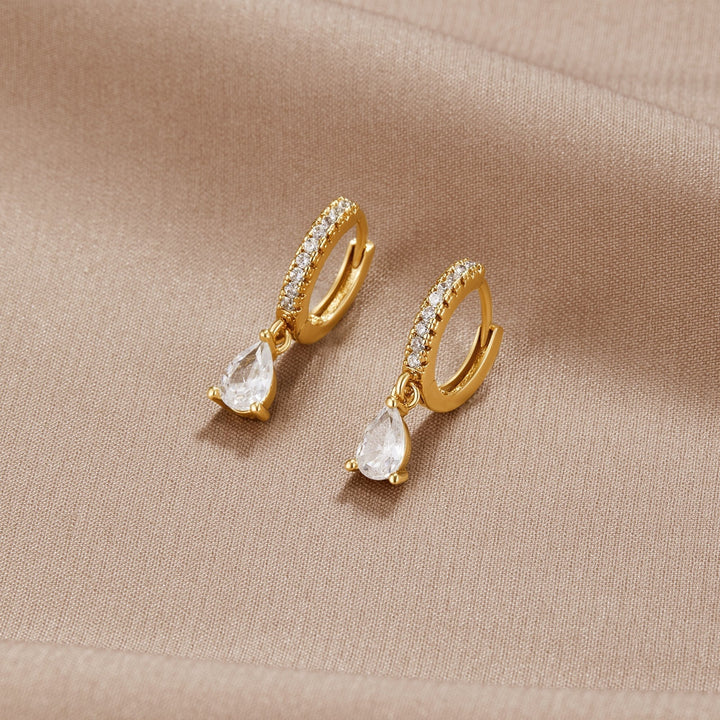 Orecchini in Cristallo color oro Premium